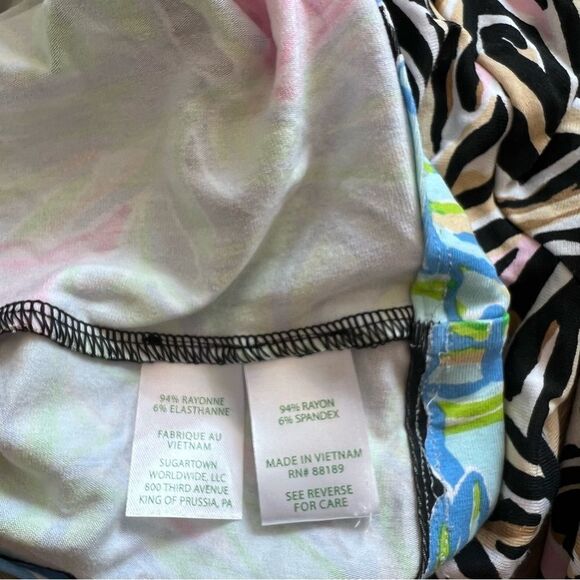 Lilly pulitzer Ophelia Dress Onyx Can You Zee Me Engineered Dress womens XS - Picture 6 of 9